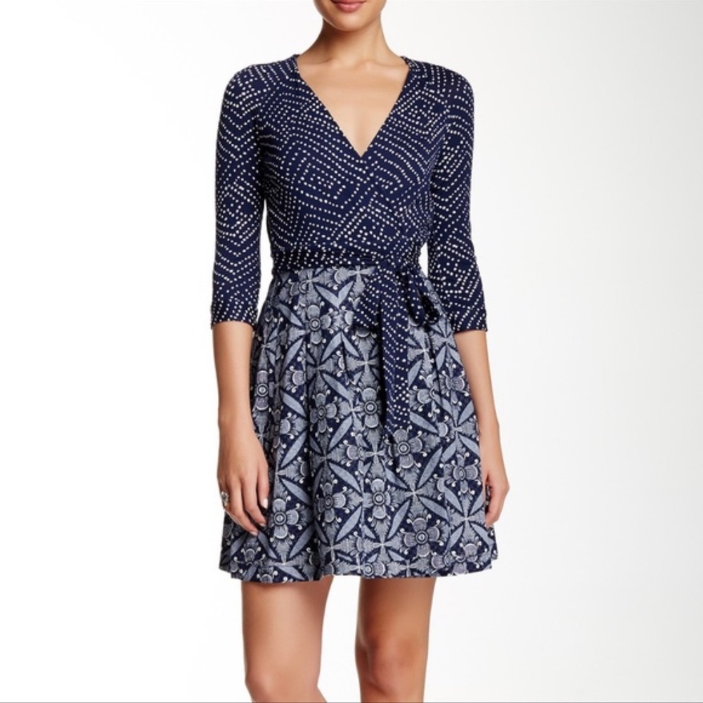 Diane Von Furstenberg Jewel Wrap Dress